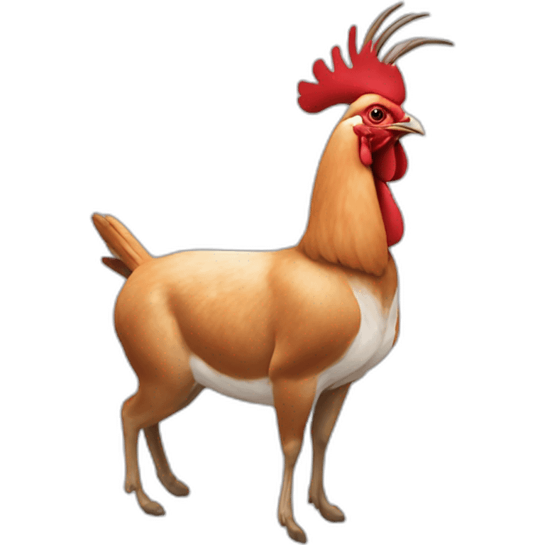 coq-vs-gazelle emoji