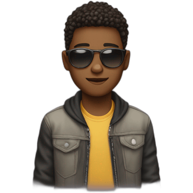 Cool boy emoji