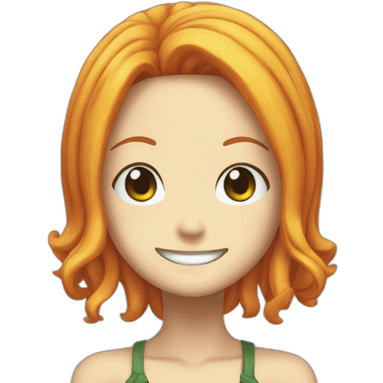 Nami from one piece emoji