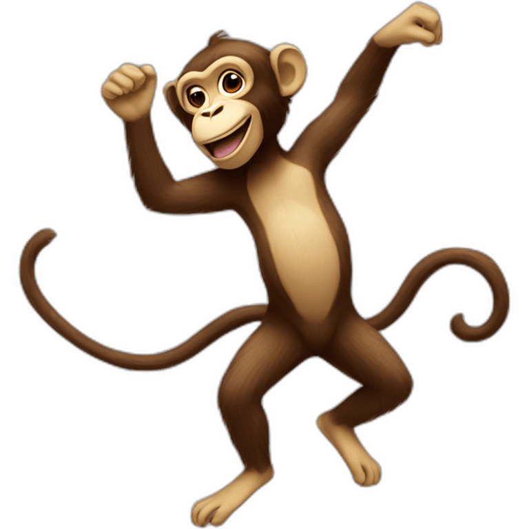 dancing monkey emoji