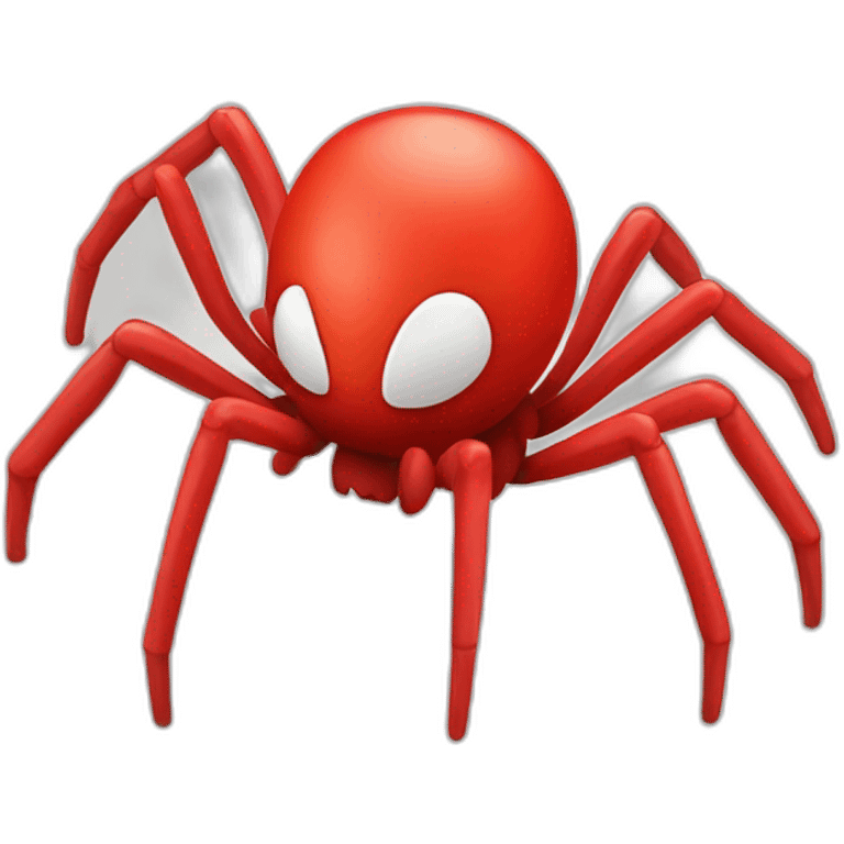 spider red emblem 3d  emoji