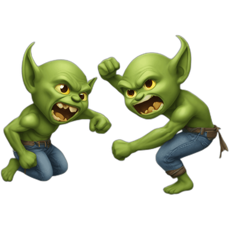 two-goblins-fighting-each-other-wearing-jeans emoji