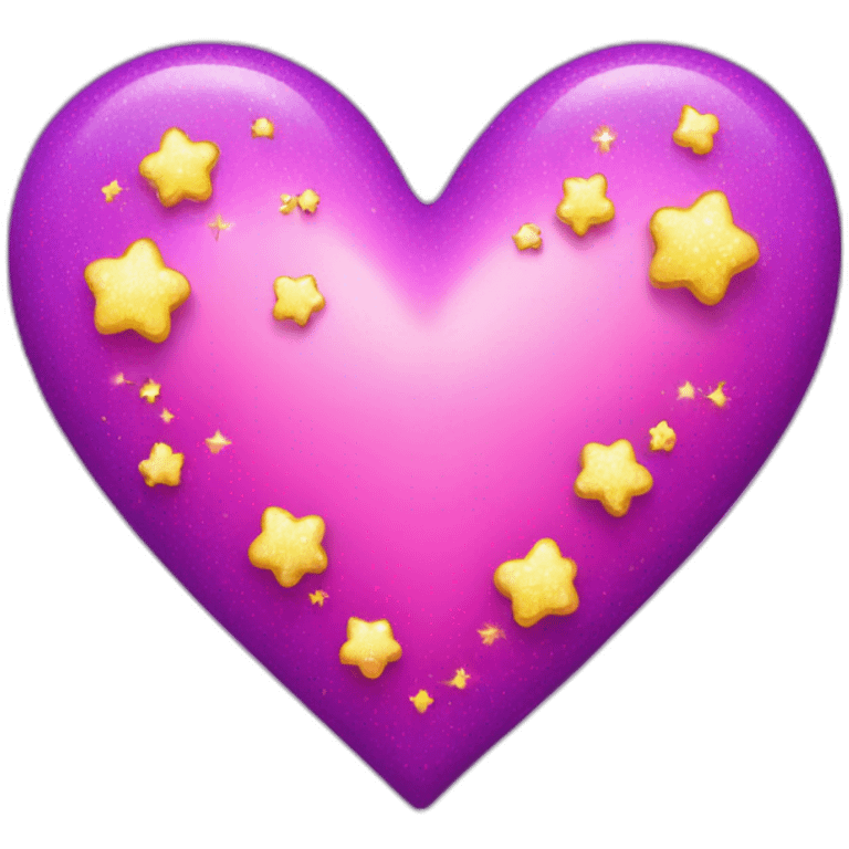 pink-and-purple-heart-with-yellow-sparkles emoji