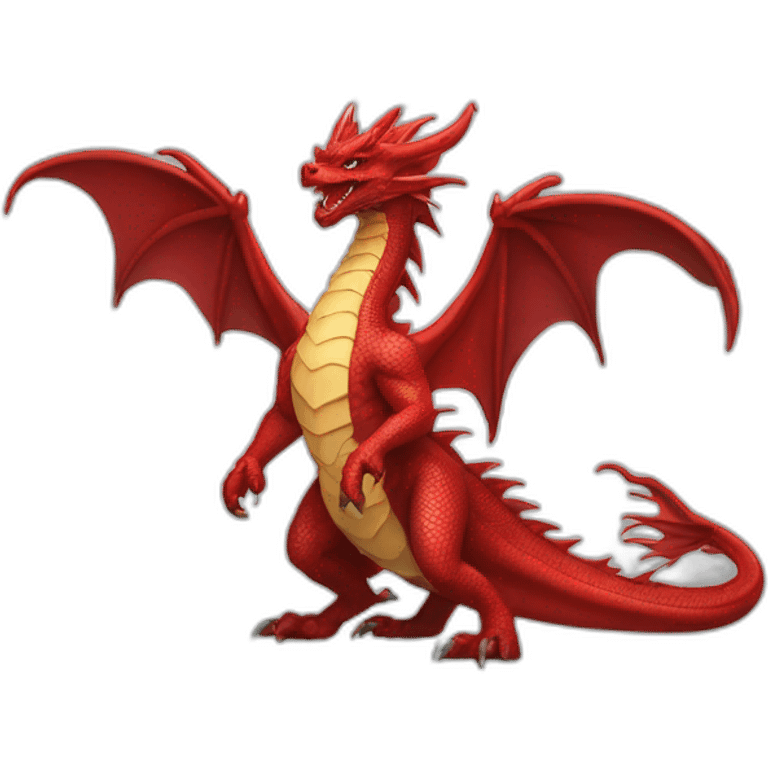 Red dragon of domination emoji