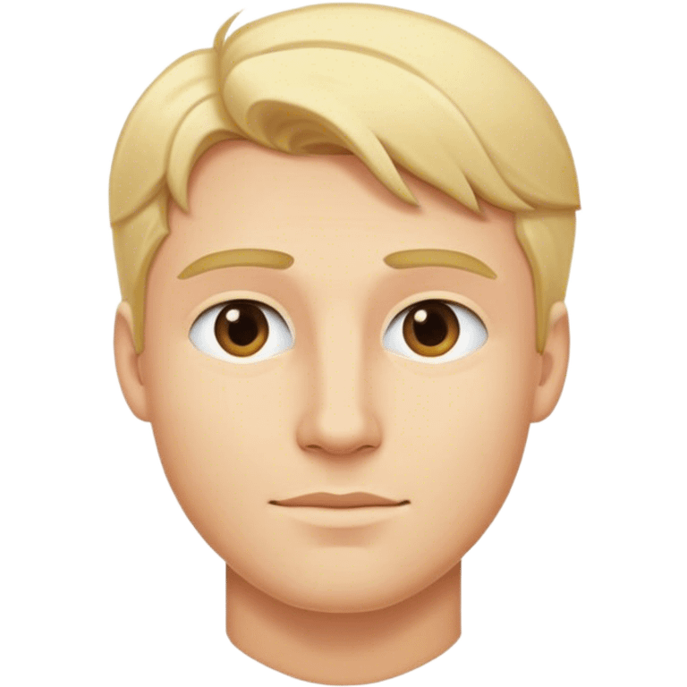 handsome man with blond   emoji