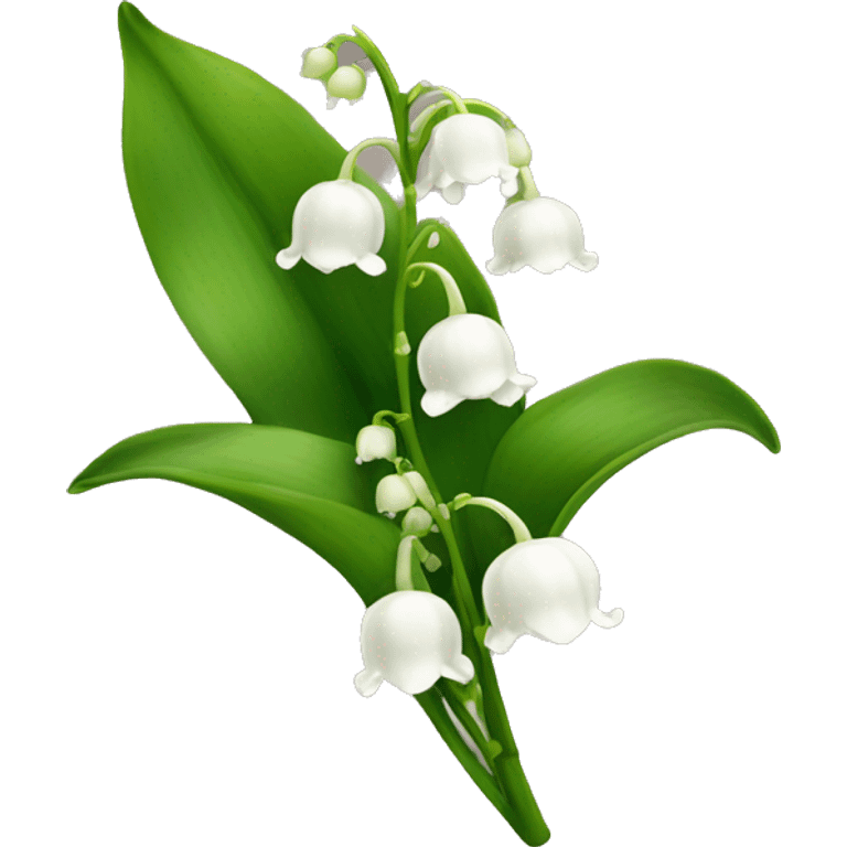 Lily of the valley flower emoji