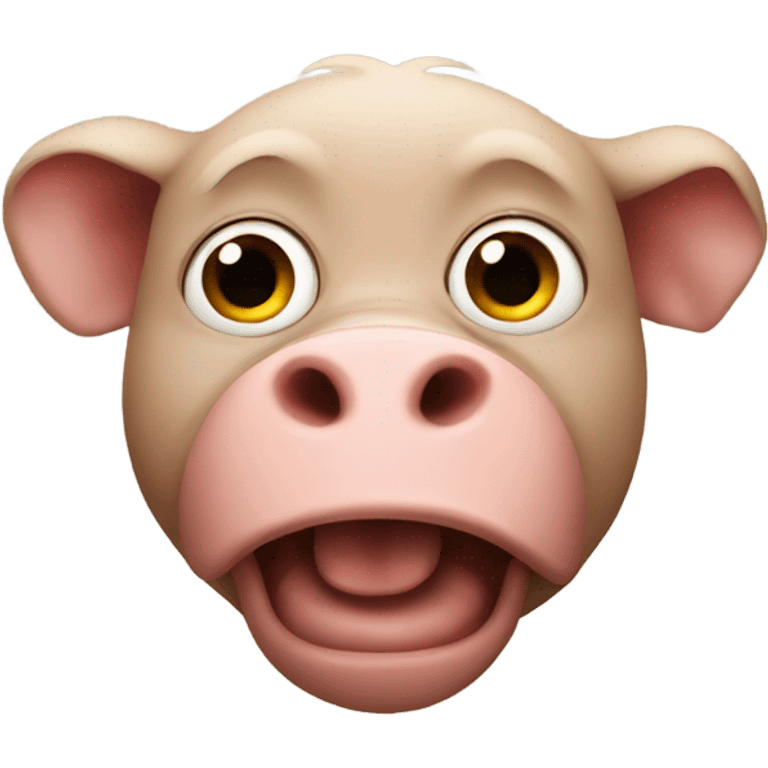 Pig monkey emoji