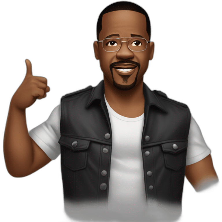 Martin Lawrence from movie bad boys. Very realistic emoji