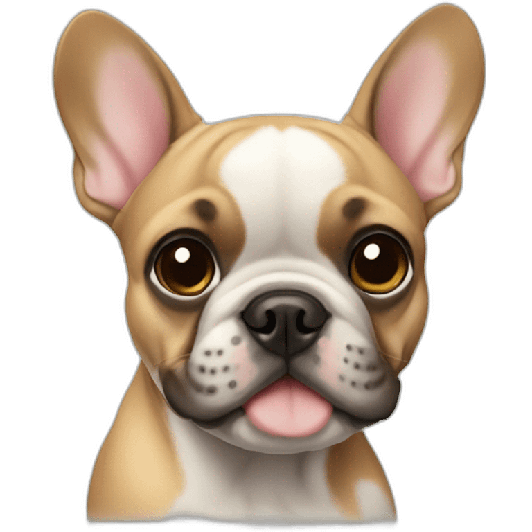 French bulldog fawn emoji