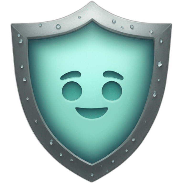 shield made of sea salt emoji