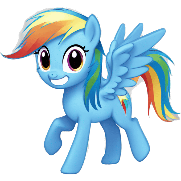 Rainbow dash emoji