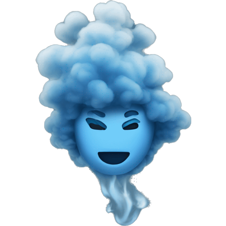 Smoke blue dream emoji