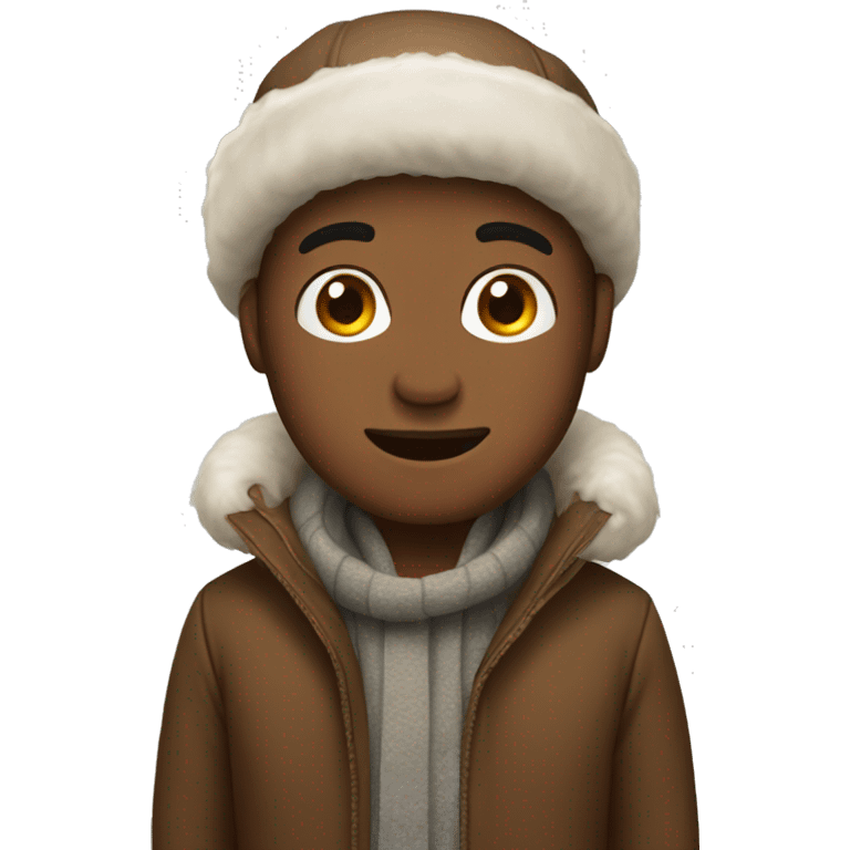 brown winter emoji