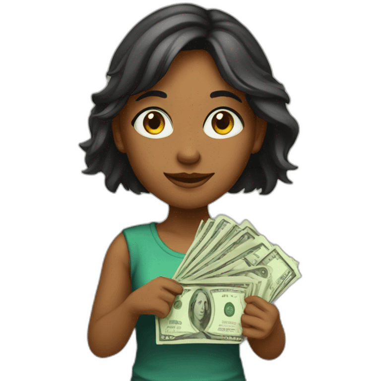 girl with money emoji