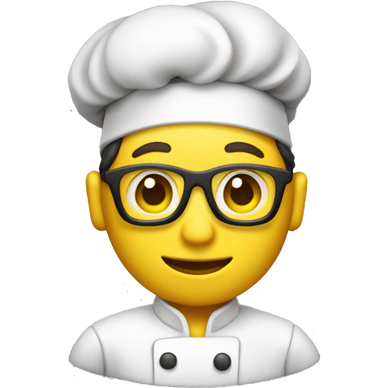 Chef, yellow skin, camera in hand  emoji