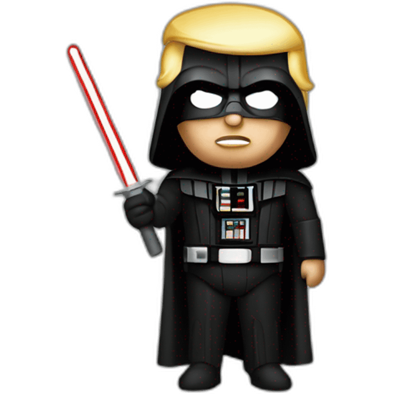 Donald trump en dark vador emoji