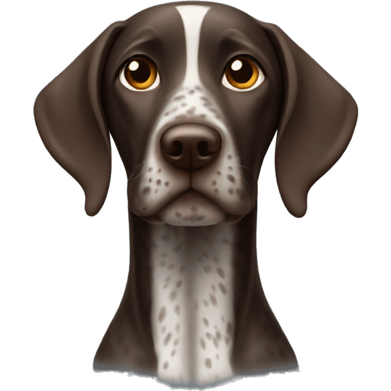 German shorthair dog emoji