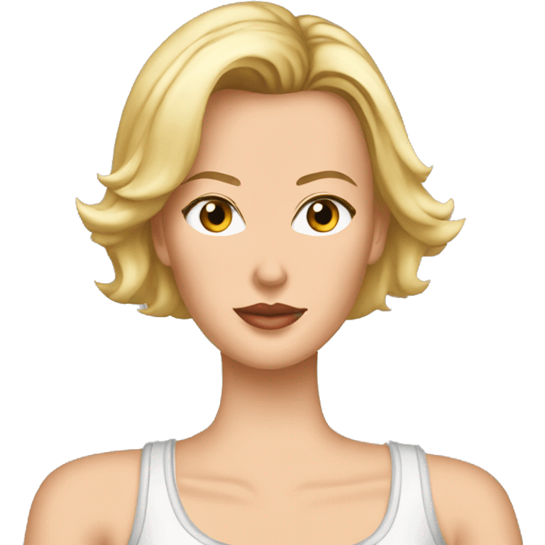 Charlize Theron in tanktop emoji