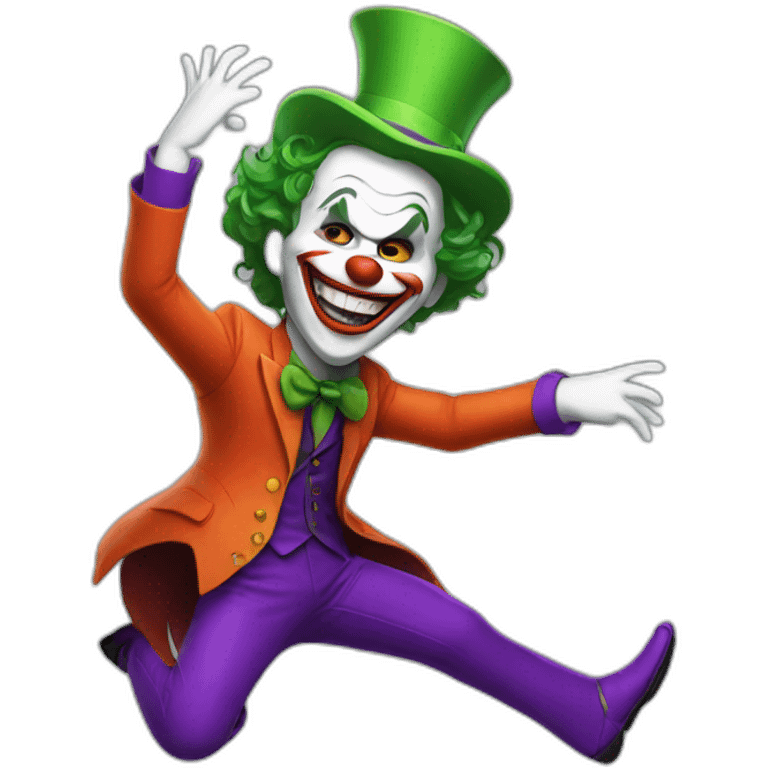 Joker dancing emoji