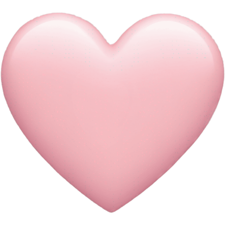 Pastel pink heart emoji