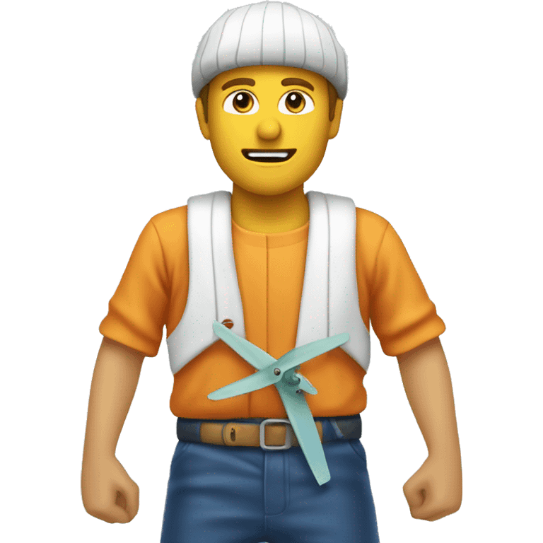 Surfer carpenter sailor karate cyclist  emoji