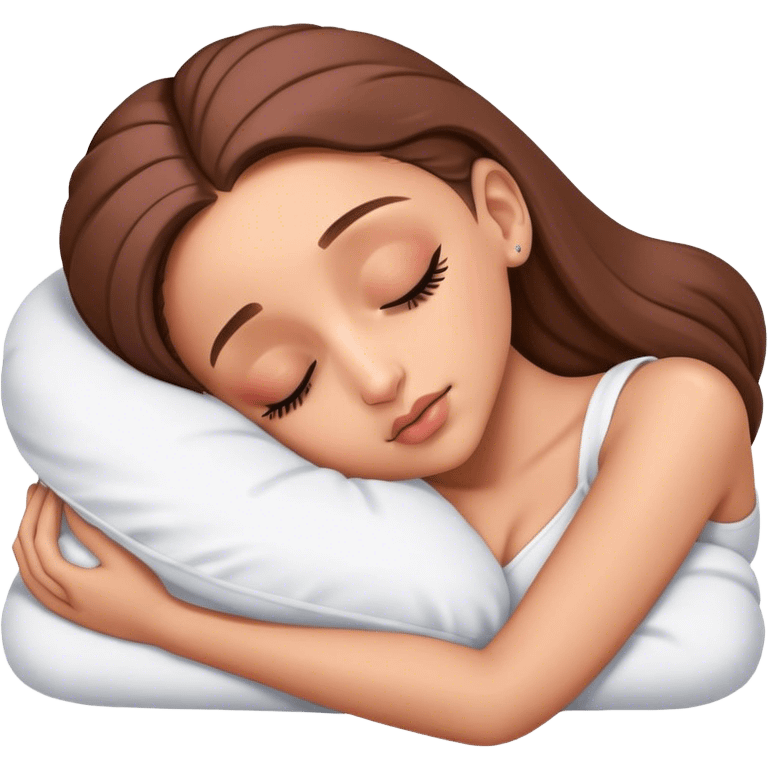 Ariana Grande sleeping emoji