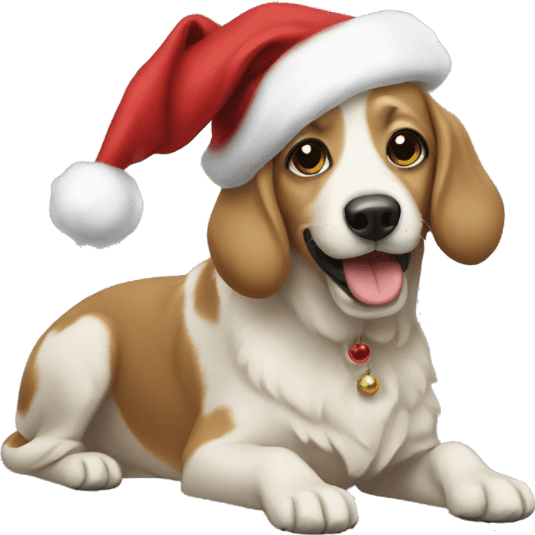 Christmas dogs emoji