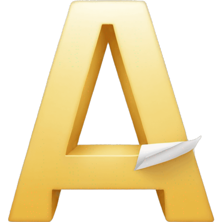 Letter A emoji