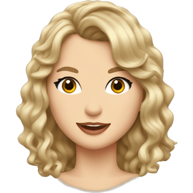 Taylor Swift saying hello emoji