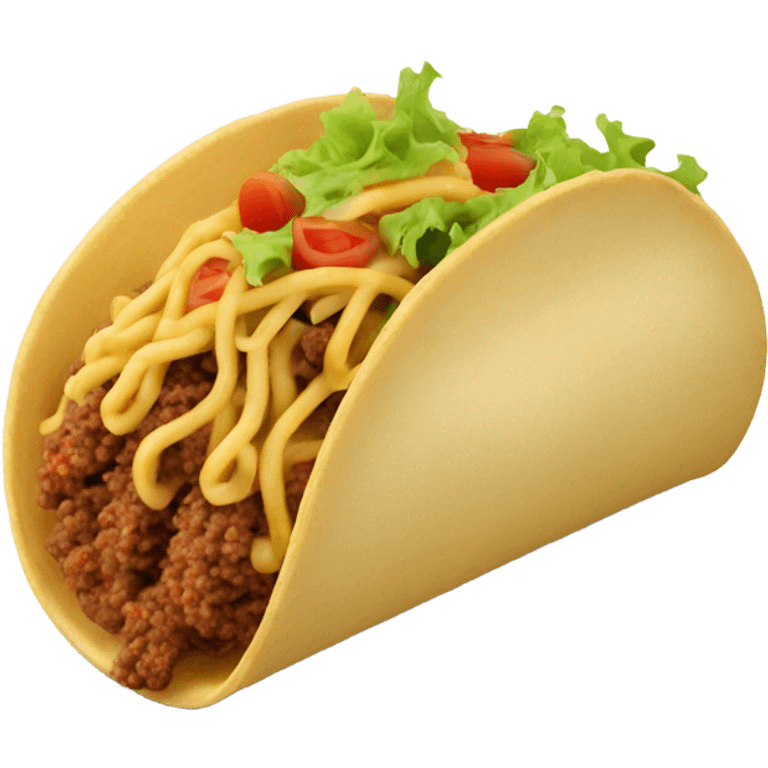 Spaghetti taco￼ emoji