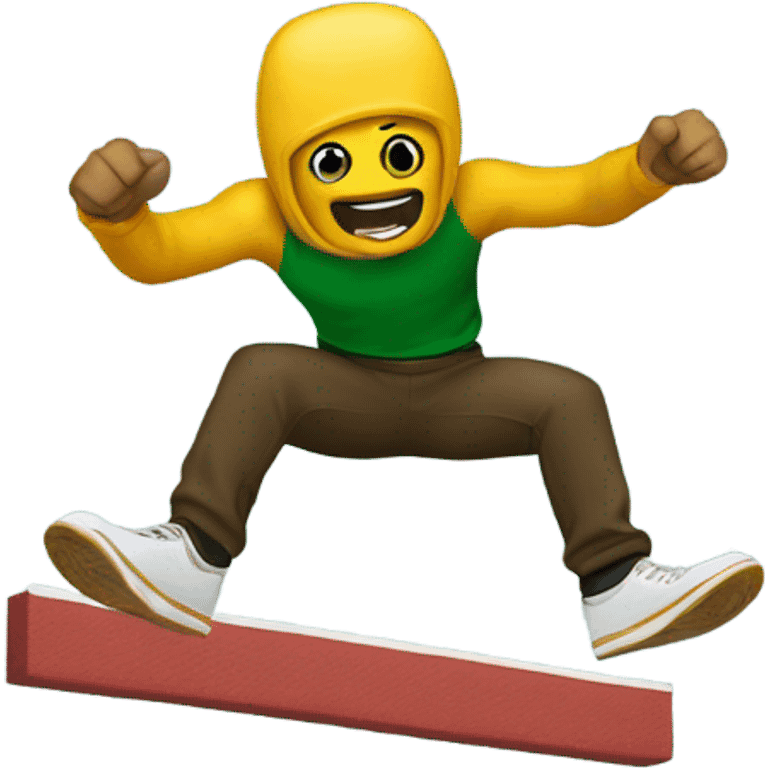 Mexican jumping wall  emoji