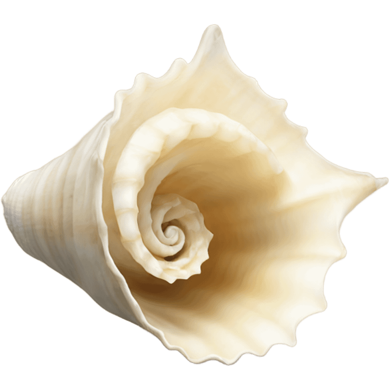 whelk shell emoji