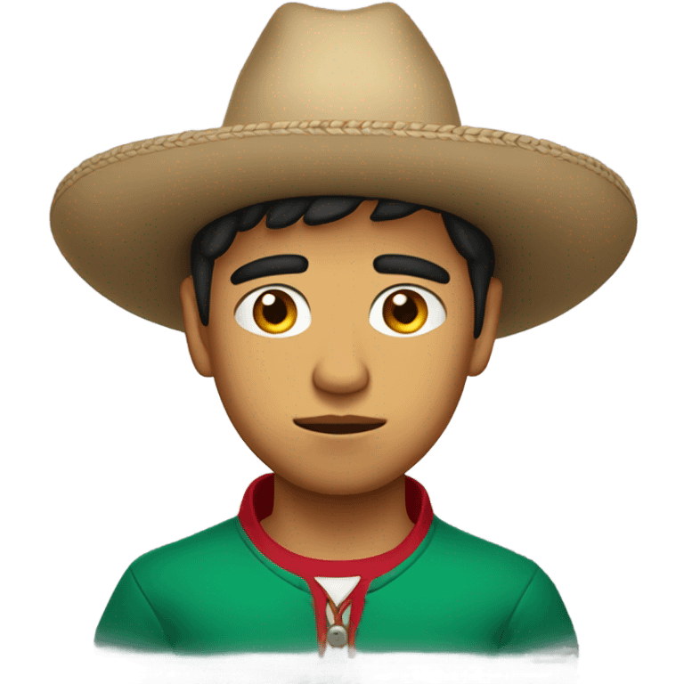 Mexican sad boy emoji