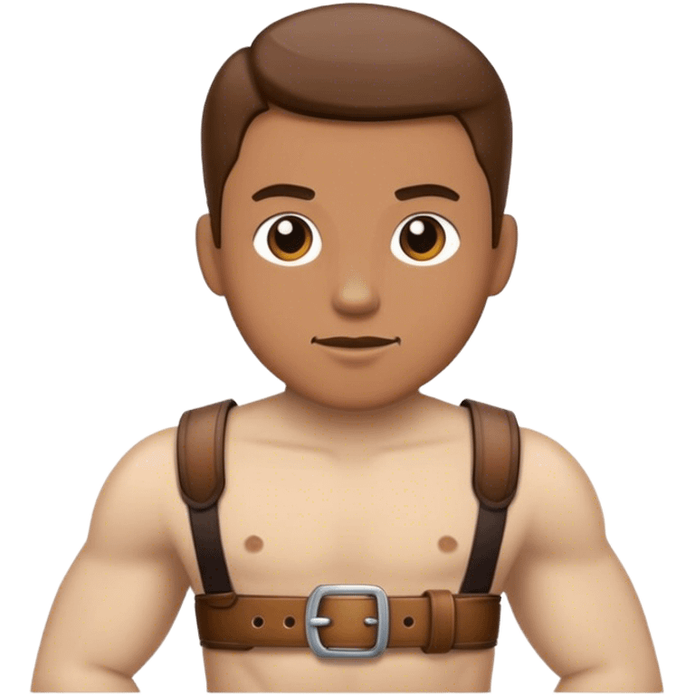 Un papa avec une ceinture  emoji