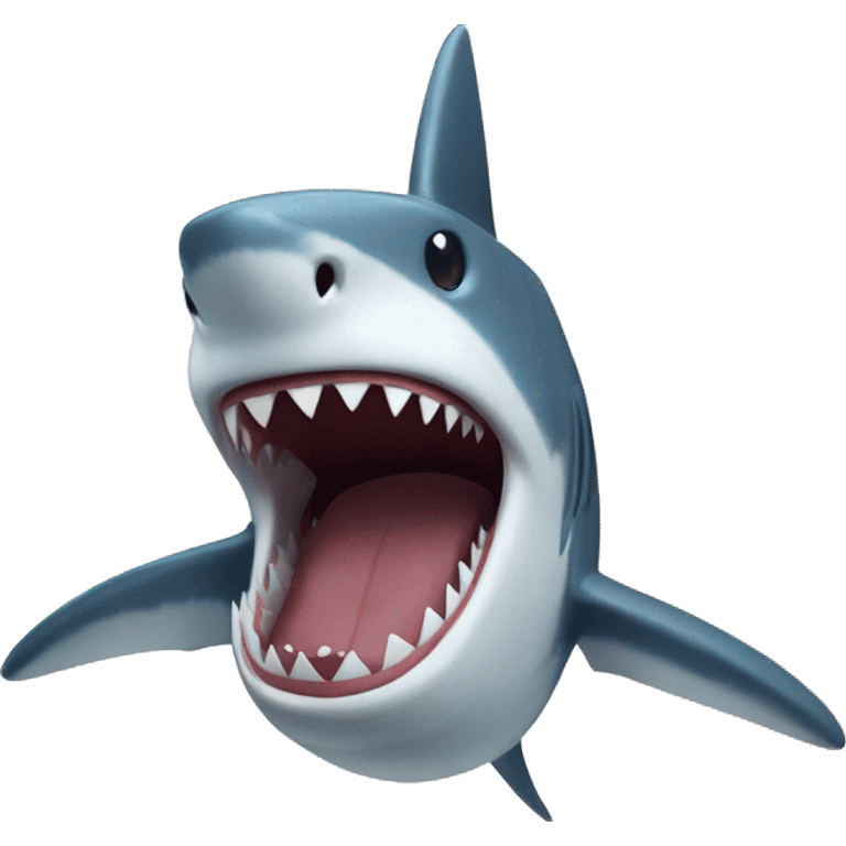 shark happy emoji