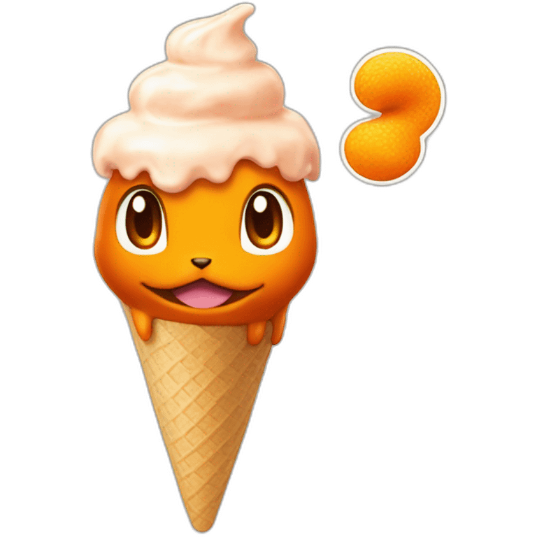 charmander ice cream emoji