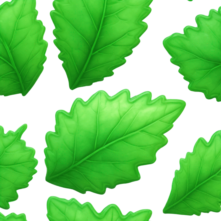 Mint leaf emoji