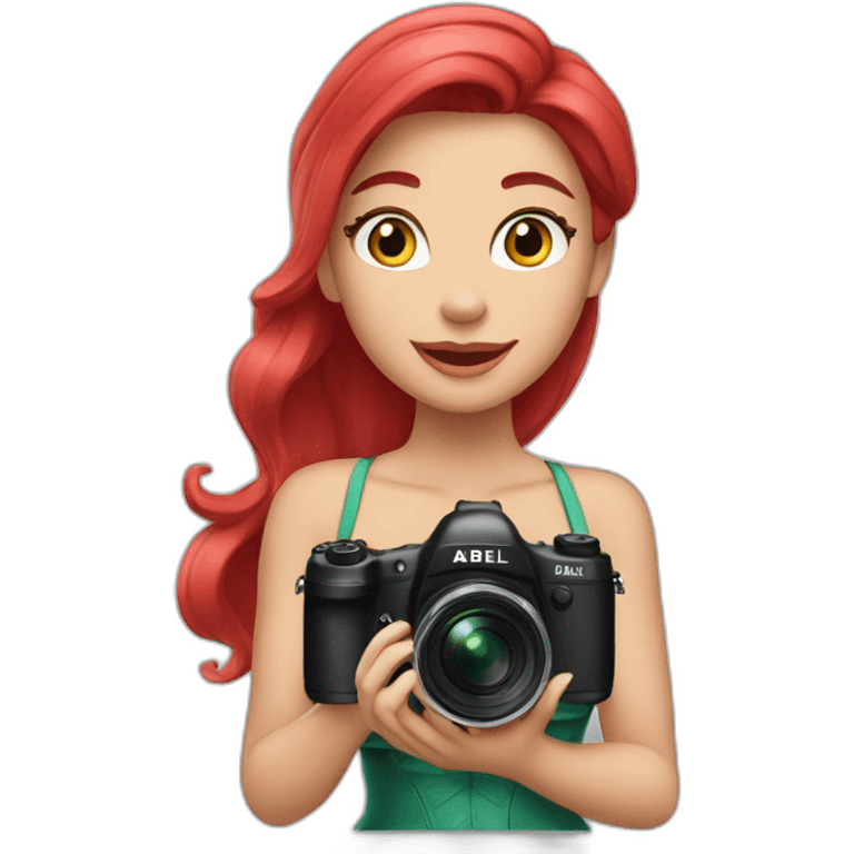 Ariel-with-Kamera emoji