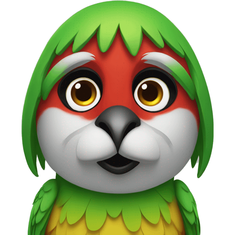 memoji parrot face emoji