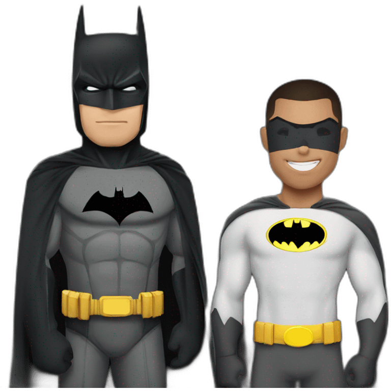 Batman and ronaldo emoji