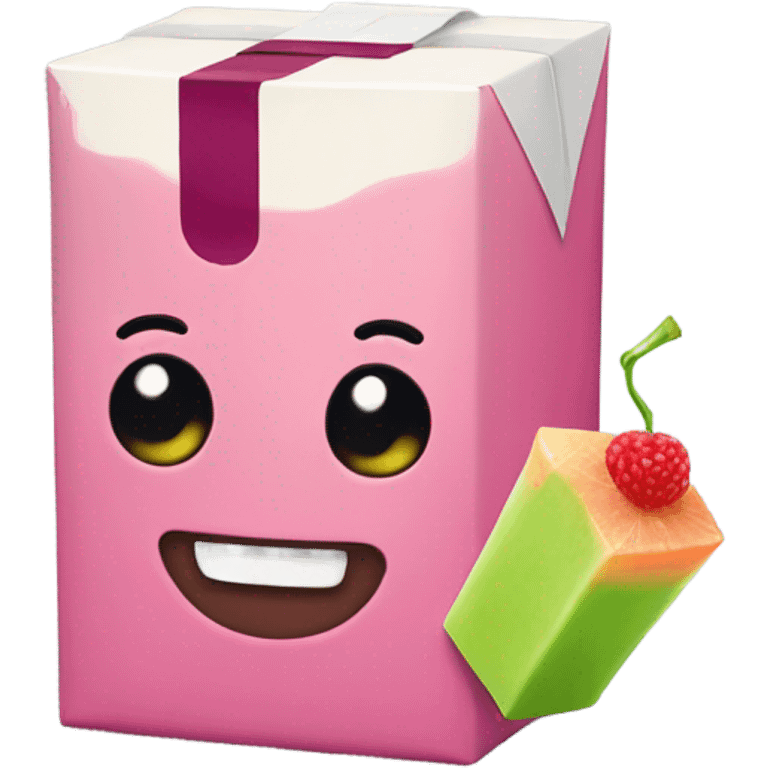 Juice box emoji