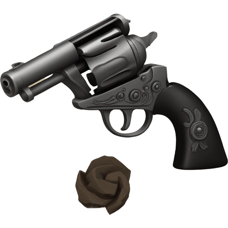 black powder revolver emoji