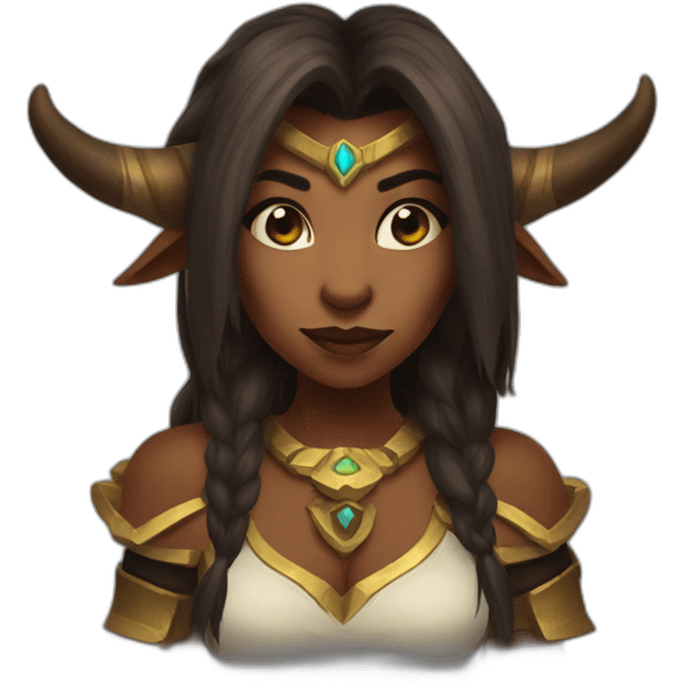 warcraft tauren female hilarious emoji