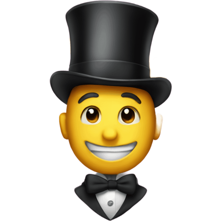 Emoji tipping his top hat emoji