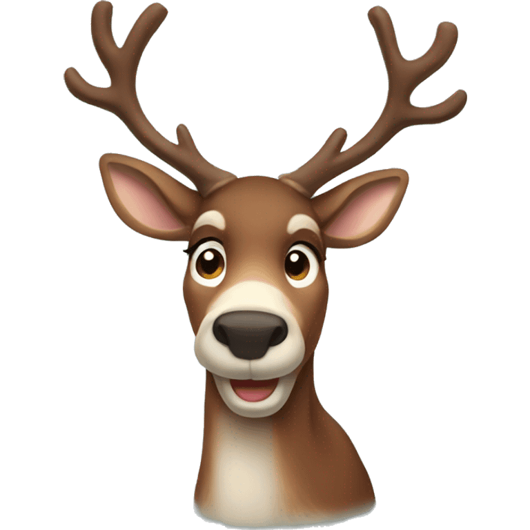 reindeer emoji