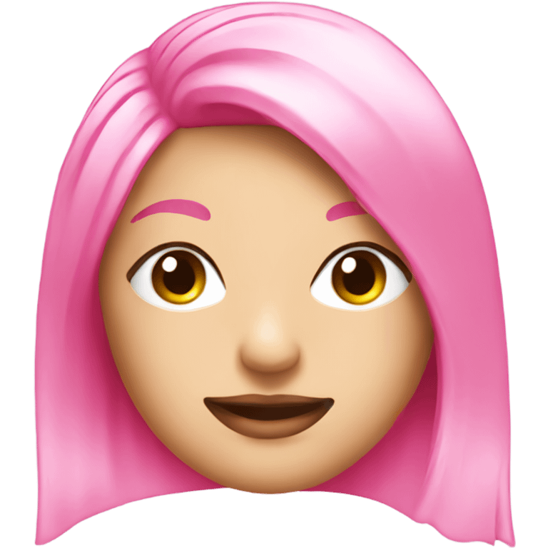 Pink hair mask produits  emoji