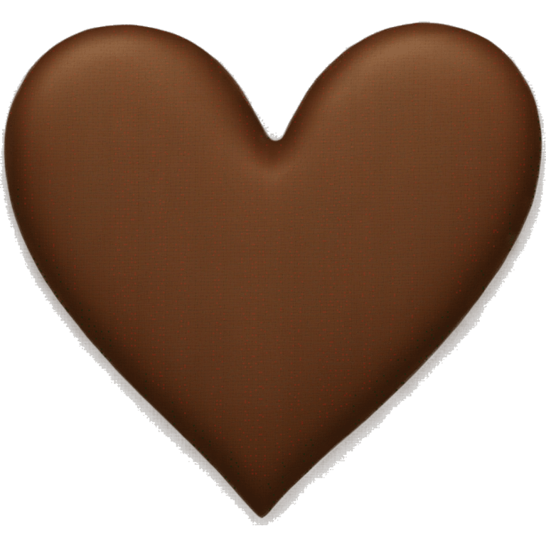 Brown heart emoji