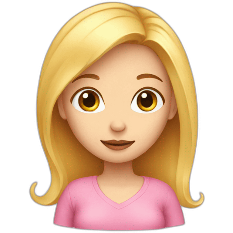 girl blond pregnat emoji