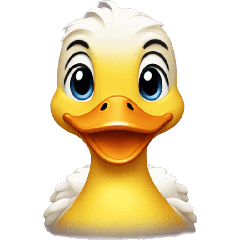 Happy duck emoji