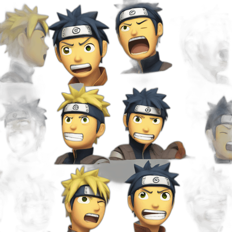 Naruto dort emoji